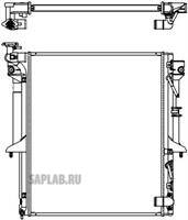 Купить запчасть Sakura - 33211077 Радиатор MITSUBISHI L200 2.5 A/T 05- 33211077