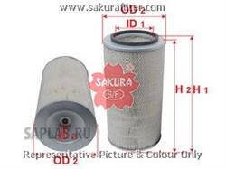 Купить запчасть Sakura - A1026 Фильтр воздушный A1026