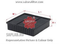 Купить запчасть Sakura - A1047 Фильтр воздушный MITSUBISHI COLT/LANCER 1.3-1.6 A1047