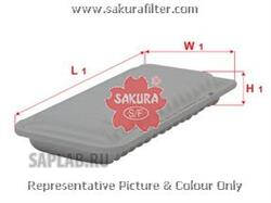 Купить запчасть Sakura - A1180 Фильтр воздушный TOYOTA AVENSIS 1.6-2.4 03-09/COROLLA 1.4-1.8 02-06 A1180