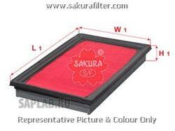 Купить запчасть Sakura - A1818 Фильтр воздушный NISSAN ALMERA/PRIMERA/MAXIMA/SUBARU FORESTER/IMPREZA/LEGACY A1818