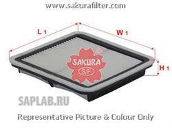 Купить запчасть Sakura - A1876 Фильтр воздушный SUBARU LEGACY /TRIBECA 2.0/2.5/3.0 03- A1876