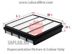 Купить запчасть Sakura - A33810 Фильтр воздушный TOYOTA LAND CRUISER 4.5D 08- A33810