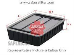 Купить запчасть Sakura - A5828 Фильтр воздушный MITSUBISHI LANCER 07-/OUTLANDER/PEUGEOT 4007 A5828