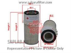 Купить запчасть Sakura - AS1014 Фильтр воздушный HYUNDAI H100 2.5D 93-00, PORTER 2.5CRDi 96-12 AS1014