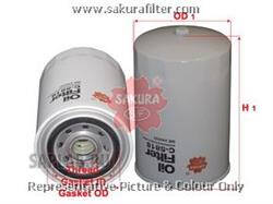 Купить запчасть Sakura - C5818 Фильтр масляный (элемент) MITSUBISHI CANTER 97-14, FUSO 02-04 C5818