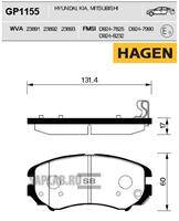 Купить запчасть SANGSIN - GP1155 Колодки передние KIA SPORTAGE (JE) 06-, SOUL 09-, VENGA 10-, MAGENTIS 01- GP1155