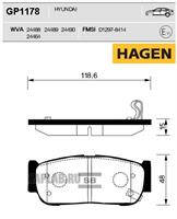 Купить запчасть SANGSIN - GP1178 Колодки задние HYUNDAI SANTA FE II GP1178