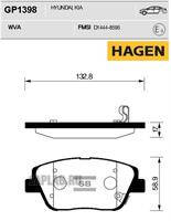 Купить запчасть SANGSIN - GP1398 Колодки передние HYUNDAI SONATA VI, KIA OPTIMA GP1398