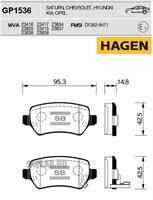 Купить запчасть SANGSIN - GP1536 Колодки задние HYUNDAI ix20, OPEL ASTRA G, MERIVA GP1536