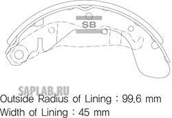 Купить запчасть SANGSIN - SA055 Колодки тормозные бар. OPEL ASTRA F/G/CORSA/VECTRA/DAEWOO NEXIA/ESPERO/LANOS/NUBIRA SA055