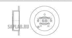 Купить запчасть SANGSIN - SD1024 Диск тормозной HYUNDAI SONATA (NF)/TUCSON 04-/KIA SPORTAGE 04- задний D 262мм. SD1024