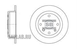 Купить запчасть SANGSIN - SD3033 Диск тормозной CHEVROLET LACETTI хетчбэк 05-/DAEWOO NUBIRA 00- задний SD3033