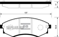 Купить запчасть SANGSIN - SP1048 Колодки тормозные HYUNDAI ELANTRA/MATRIX/SONATA/SSANGYONG REXTON/KORANDO перед. SP1048