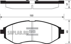 Купить запчасть SANGSIN - SP1158 Колодки тормозные CHEVROLET AVEO 1.2-1.4 06- передние SP1158