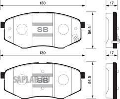 Купить запчасть SANGSIN - SP1374 Колодки тормозные HYUNDAI ix35 10-/KIA SPORTAGE 10-/CARENS 02- передние SP1374