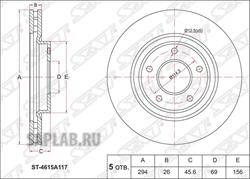 Купить запчасть SAT - ST4615A117 