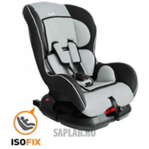 Купить запчасть SIGER - KRES0195 Детское автомобильное кресло SIGER "Наутилус ISOFIX" серый, 0-4 лет, 0-18 кг, группа 0+/1