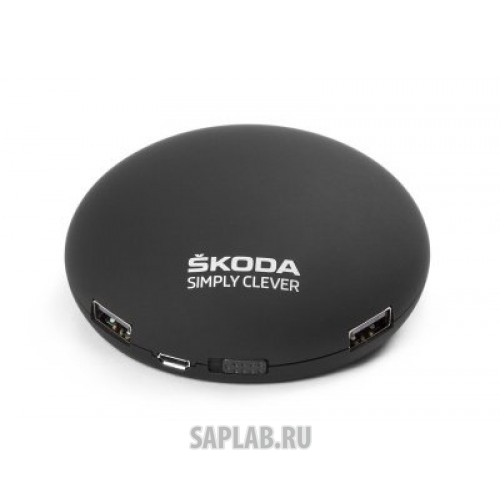 Купить запчасть SKODA - 000051729B041 Портативный аккумулятор-зарядное устройство Skoda Portable Recharger, артикул 000051729B041