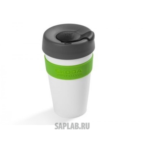 Купить запчасть SKODA - 000069601AJ084 Термокружка Skoda Thermo Mug, White