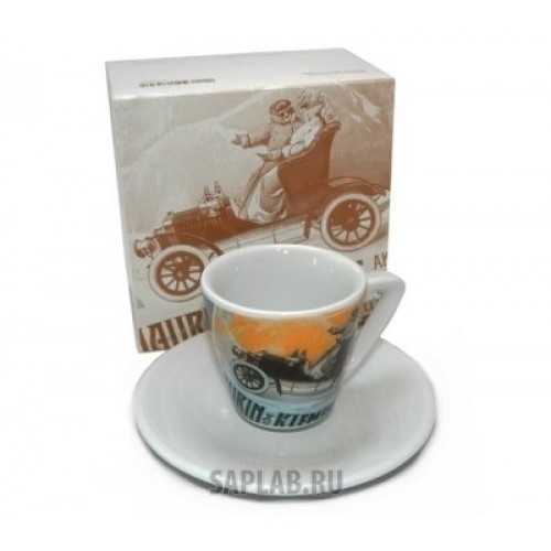 Купить запчасть SKODA - 000069601AS Чашка с блюдцем для эспрессо Skoda Espresso Cup Voiturette, артикул 000069601AS