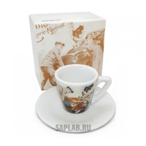 Купить запчасть SKODA - 000069601AT Чашка с блюдцем для эспрессо Skoda Espresso Cup Voiturette N130, артикул 000069601AT