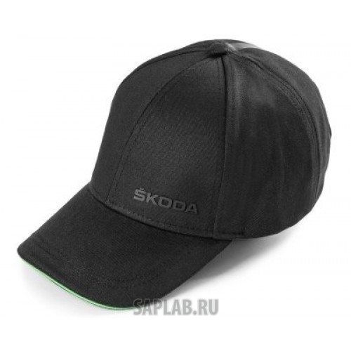 Купить запчасть SKODA - 000084300AM Бейсболка Skoda Baseball Cap Logo, Black/Green