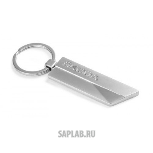 Купить запчасть SKODA - 000087010BH Металлический брелок Skoda Logo Metall Keyring, Silver