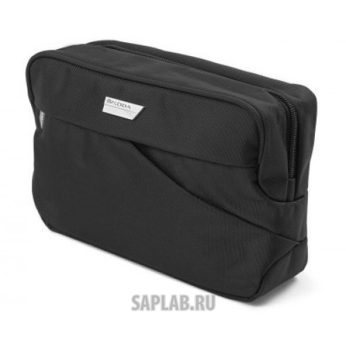 Купить запчасть SKODA - 000087317L041 Дорожная косметичка Skoda Travel Cosmetic Bag, Black, артикул 000087317L041