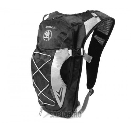 Купить запчасть SKODA - 000087327B Велосипедный рюкзак Skoda Cycling Backpack Black, артикул 000087327B