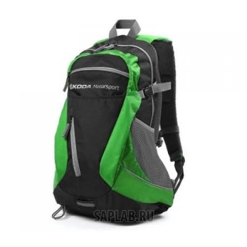 Купить запчасть SKODA - 000087327C Рюкзак Skoda Motorsport Backpack Black Green