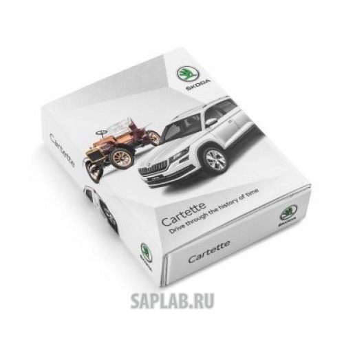 Купить запчасть SKODA - 000087528C Набор карточек с автомобилями Skoda Models Card Set, Quartette