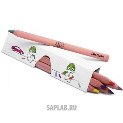 Купить запчасть SKODA - 31123 Набор цветных карандашей Skoda Children’s coloured pencils