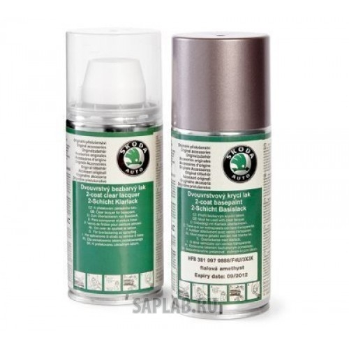 Купить запчасть SKODA - 3T0050200F9E Краска-спрей Skoda Paint Spray, Сandy White