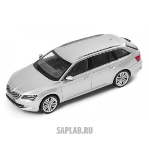 Купить запчасть SKODA - 3V9099300A7W Модель автомобиля Skoda Superb Combi III, 1:43 scale, Silver Brilliant