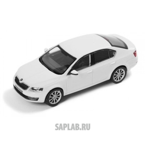 Купить запчасть SKODA - 5E0099300F9E Модель автомобиля Skoda Octavia A7, White Candy, Scale 1:43, артикул 5E0099300F9E