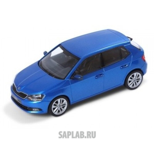 Купить запчасть SKODA - 6V6099300F5W Модель автомобиля Skoda Fabia, Race Blue, 1:43 scale, артикул 6V6099300F5W