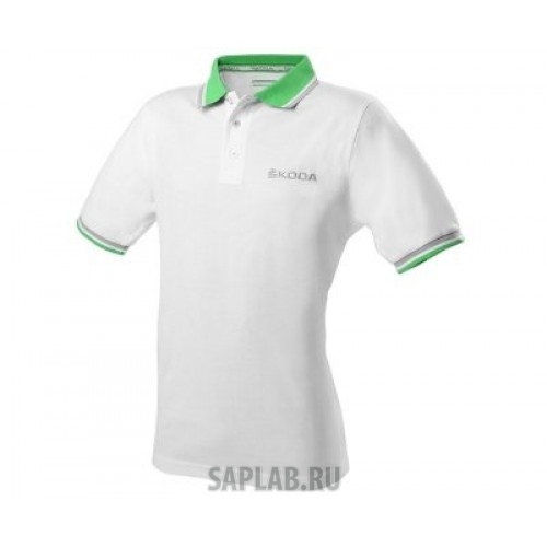 Купить запчасть SKODA - 81170S Мужская рубашка-поло Skoda Men’s Polo Shirt, White, Event