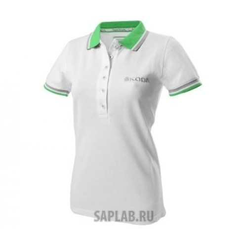 Купить запчасть SKODA - 81171XS Женская рубашка поло Skoda Women’s Polo Shirt, White, артикул 81171XS