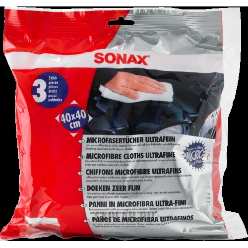 Купить запчасть SONAX - 450700 SONAX Полотенце из микроволокна сверхтонкое 1уп.х3шт