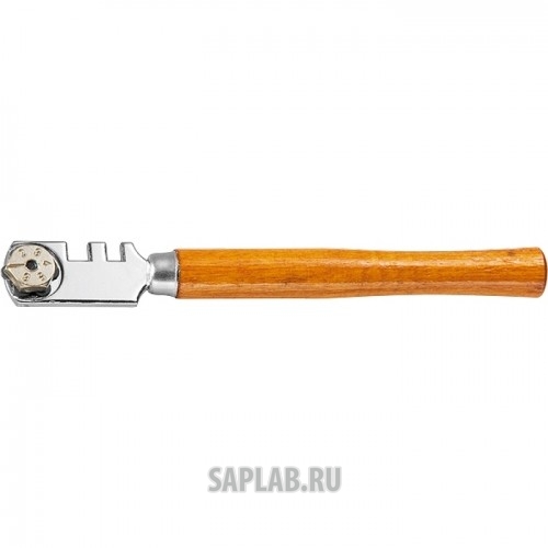 Купить запчасть SPARTA - 872235 Стеклорез 6-роликовый с деревянной ручкой SPARTA