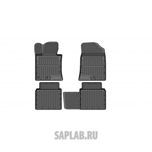 Купить запчасть SRTK - LD213101006 Коврики резиновые в салон 3D STANDART для Lada Niva 2131 (1993-2017)