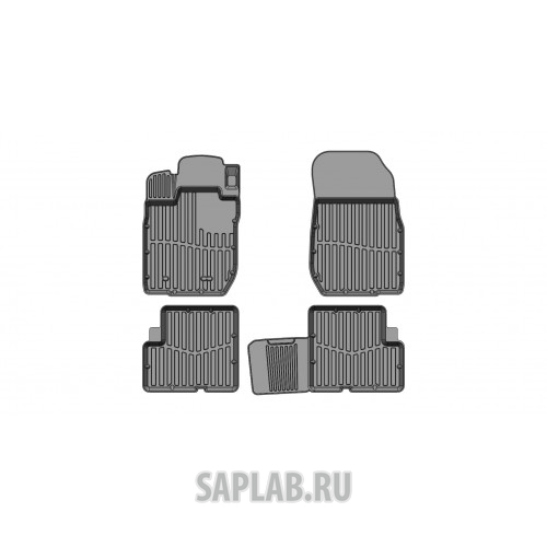 Купить запчасть SRTK - LDLAR01X35 Коврики резиновые в салон 3D STANDART для Lada Largus (2012-)