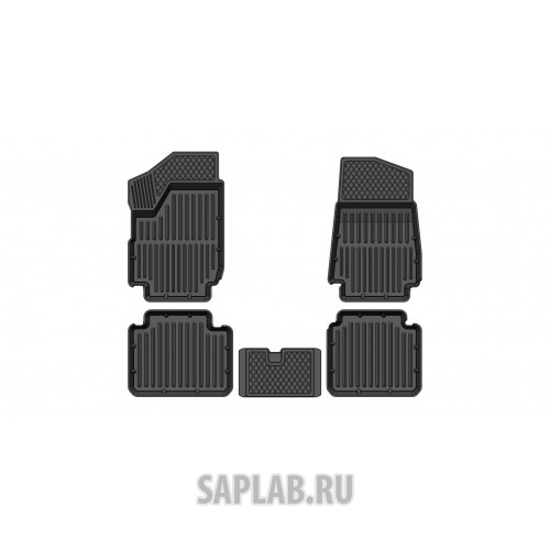 Купить запчасть SRTK - LDNIV01006 Коврики резиновые в салон 3D STANDART для Lada Niva 2121 (1993-)