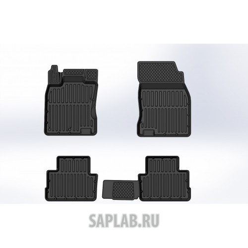 Купить запчасть SRTK - PRNSQASH13G02X62 Коврики резиновые в салон 3D PREMIUM для Nissan Qashqai II (2013-)