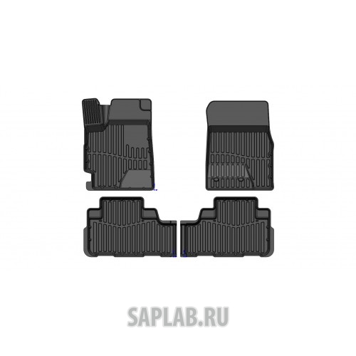 Купить запчасть SRTK - PRTYHI10G02X72 Коврики резиновые в салон 3D PREMIUM для Toyota Highlander (U40) (2010-2013)