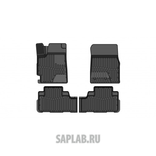 Купить запчасть SRTK - PRTYHI13G02X72 Коврики резиновые в салон 3D PREMIUM для Toyota Highlander (U50) (2013-)