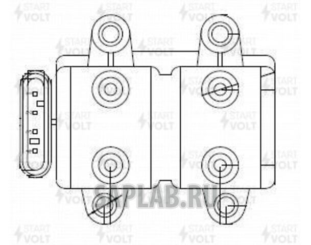 Купить запчасть STARTVOLT - SC0904 Катушка зажигания для ам Лада Largus (12-),Renault Logan (04-) (после 2012г.) 1.6i 8v (SC 0904)