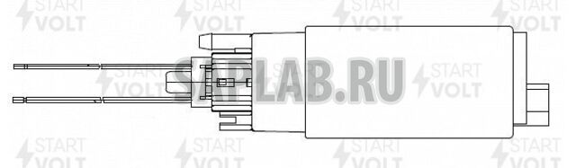 Купить запчасть STARTVOLT - SFP1814 Мотор бензонасоса для ам VAG Polo Sedan (10-)Skoda Rapid (12-) 1.6i (SFP 1814) SFP1814