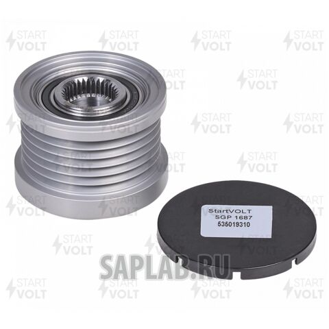 Купить запчасть STARTVOLT - SGP1687 Шкив с обгонной муфтой генератора PSA 308 (07-)/C4 I (08-) /C4 II (09-) 1.4i/1.6i (SGP 1687)